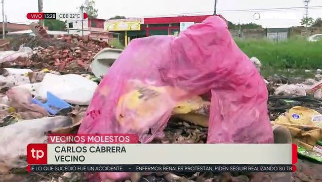Vecinos expresan molestia por el recojo de basura en la capital cruceña