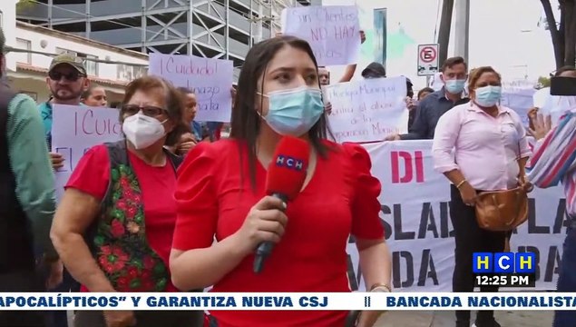 ¡Frente a Presidencial! Locatarios de mercados de Choluteca protestan contra traslado de la terminal de buses