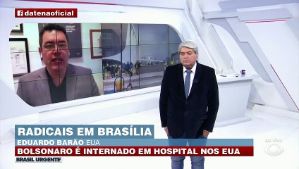 Bolsonaro é internado nos Estados Unidos 09/01/2023 16:33:03