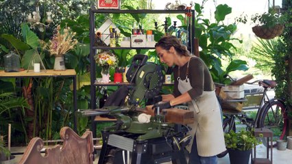 Transformación de Respaldo de cama a un Banco | La Recicladora de Muebles con Eugenia Zavaroni | Mas Chic