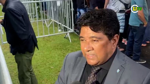 Ednaldo Rodrigues presidente da CBF, fala da sua enorme admiração a Roberto Dinamite