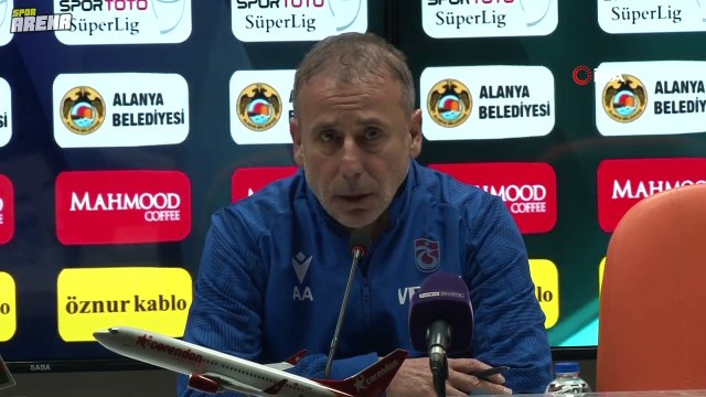 Trabzonspor Teknik Direktörü Abdullah Avcı: Geçici olmayan bir durum yaşıyoruz