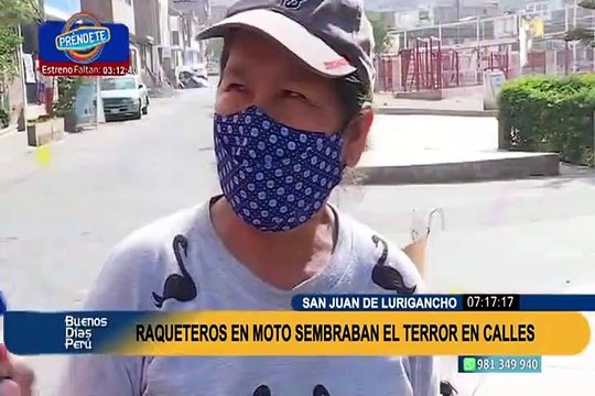 SJL: PNP captura a banda de raqueteros que sembraba terror en el distrito