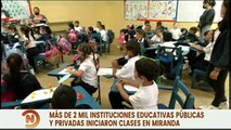 Segundo momento pedagógico se realiza en más de 2 mil instituciones educativas  de Miranda
