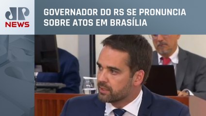 Eduardo Leite: “É necessário investigar quem financia esse tipo de ato”
