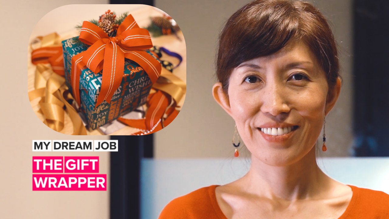 My Dream Job A glimpse into the life of a professional gift wrapper video Dailymotion