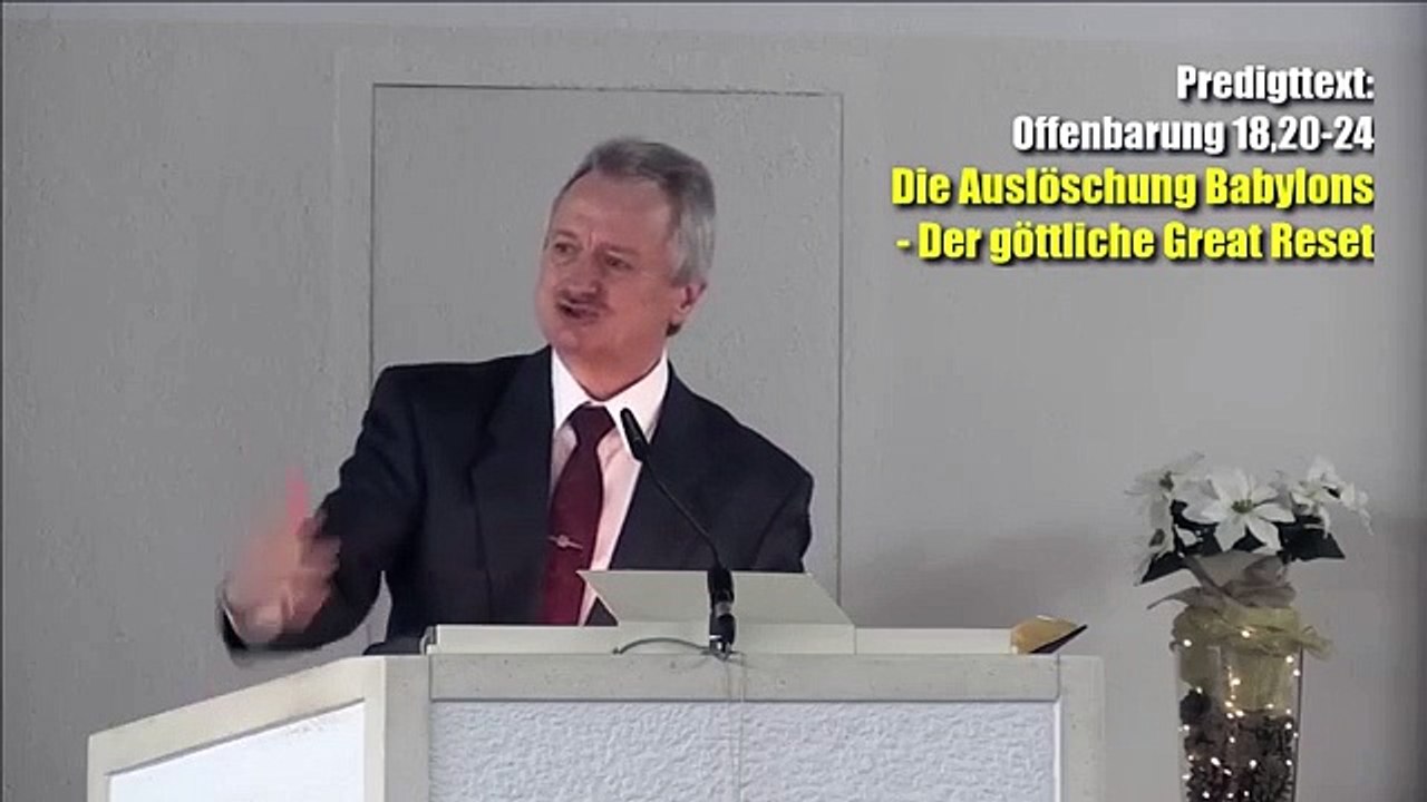 Die Auslöschung Babylons. Der göttliche Great Reset - Jakob Tscharntke 08.01.23(1)