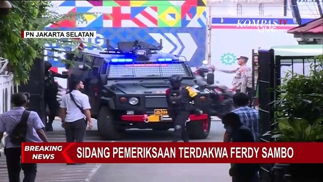 Ferdy Sambo Tiba di PN Jaksel Jelang Pemeriksaan Sebagai Terdakwa di Kasus Pembunuhan Brigadir J