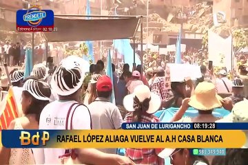 SJL: López Aliaga visitó el AH Las lomas de casablanca para brindar servicios de salud