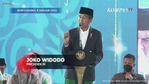 Saat Jokowi Bagi-bagi Sepeda ke Santri-Banser di Acara Festival Tradisi Islam Nusantara