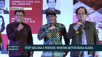 Stop Wacana 3 Periode, Mantan Aktivis Buka Suara