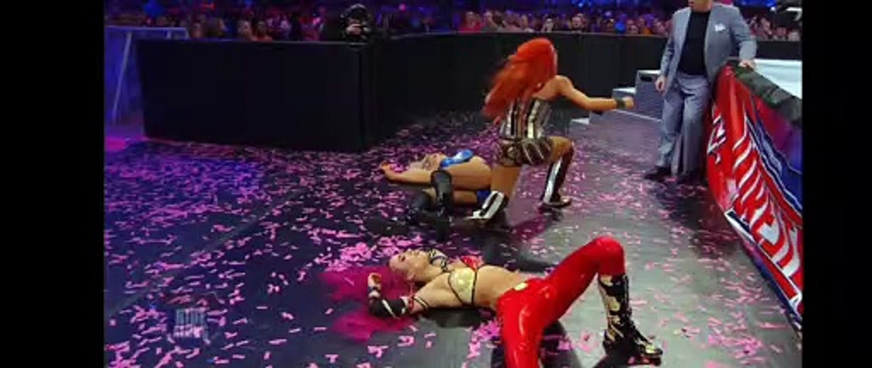 Seth Rollins and Becky Lynch moments from WWE ride along