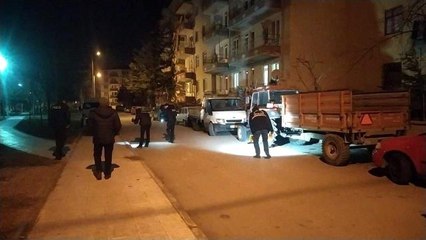 Çorum'da bir ev kurşunlandı