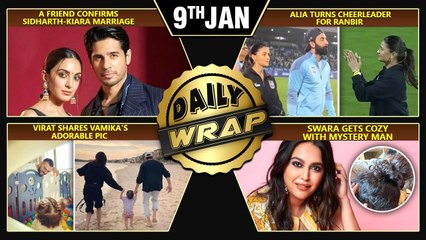 Alia Turns Cheerleader For Ranbir, Sidharth-Kiara Marriage, Virat Shares Vamika's Pic | TOP 10 NEWS