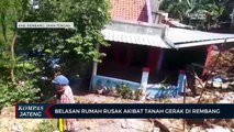 Belasan Rumah di Rembang Rusak Akibat Pergerakan Tanah