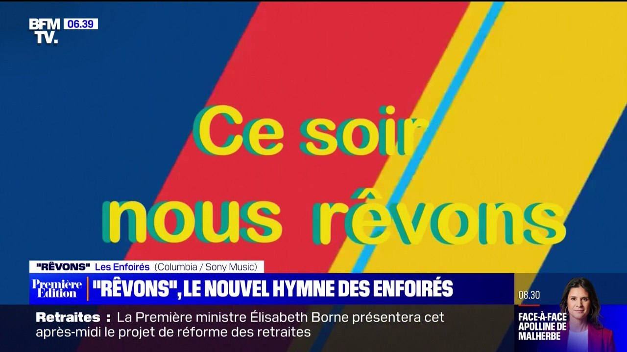 "Rêvons": découvrez le nouvel hymne des enfoirés co-écrit par Amir