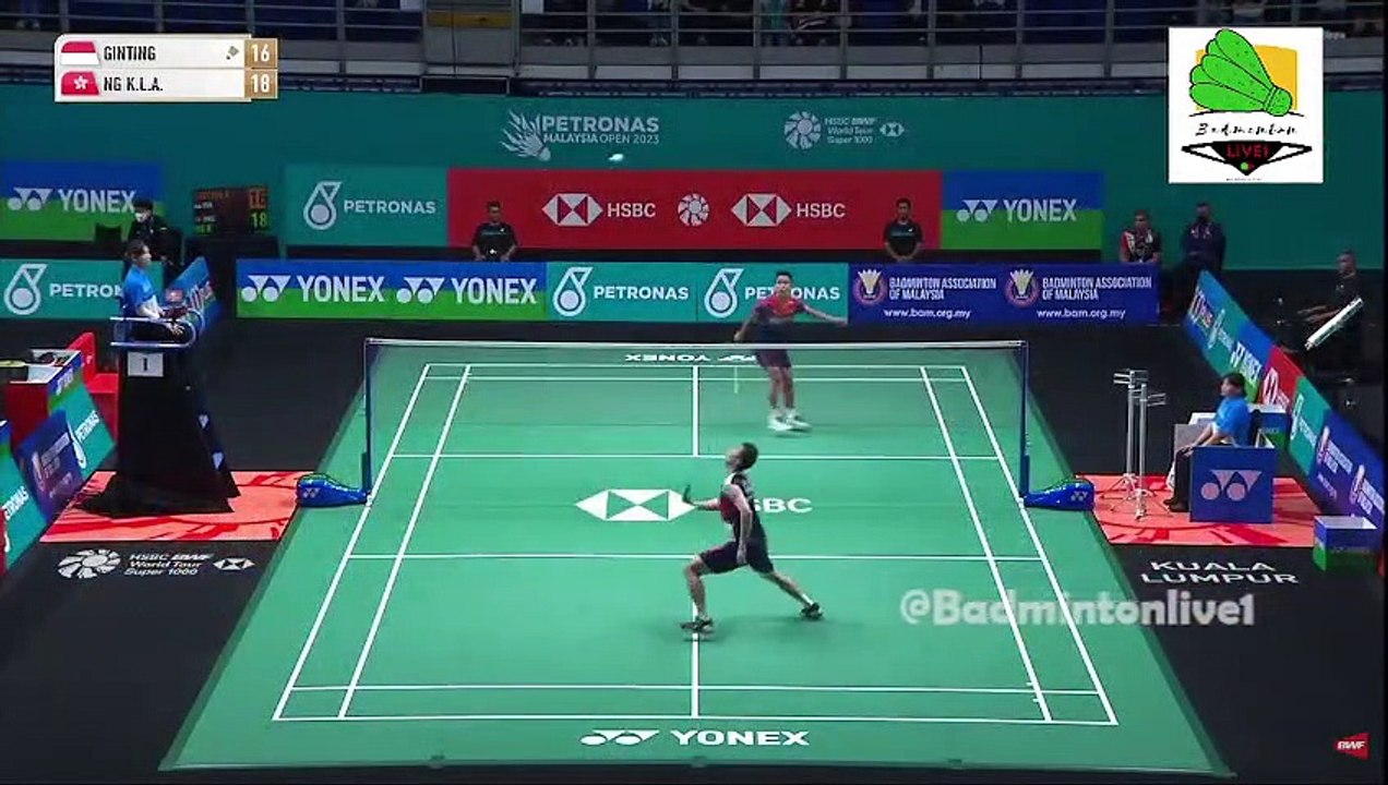 Anthony Sinisuka Ginting vs Ng Ka Long Angus | R32 | Malaysia Open 2023