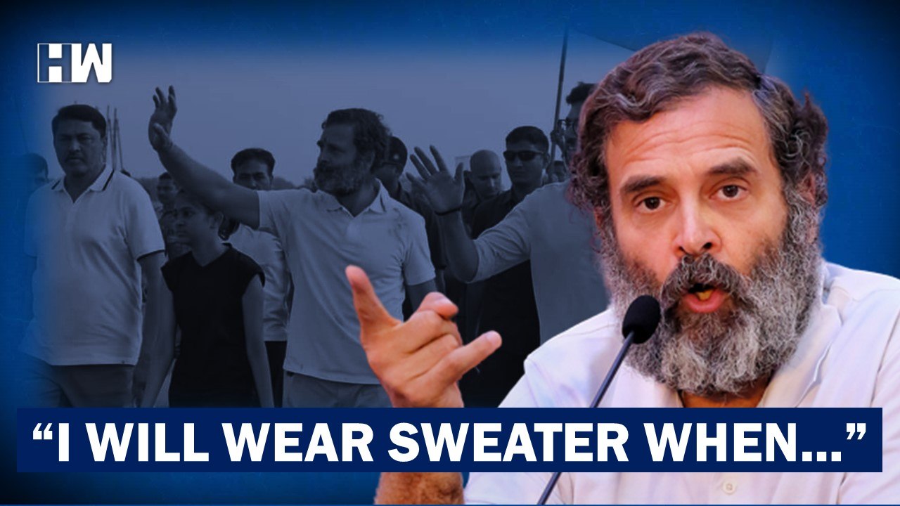 "Won't Wear Sweater Until...": Rahul Gandhi On Why He Only Wears A T-Shirt Even During Cold Wave