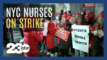 NYC hospitals experience major disruptions as nurses go on strike