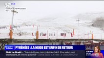 Pyrénées: la neige est enfin de retour sur les pistes