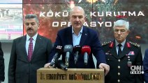 Bakan Soylu, Uşak'ta 'Kökünü Kurutma Operasyonu'nu yönetti: 120 gözaltı