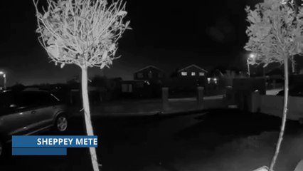 A meteor filmed over Sheppey