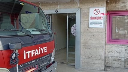 BURSA'DA HASTANENİN 'ÇOCUK ACİL' BÖLÜMÜ YANGIN ŞÜPHESİYLE TAHLİYE EDİLDİ