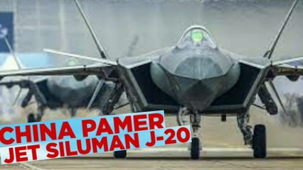 Pertama Kali, China Pamer Jet Siluman J-20 Versi Dua Kursi yang terbaru