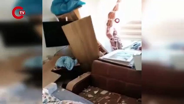 İzmir’de faciadan dönüldü: Freni boşalan kamyon 112 binasının duvarını yıktı