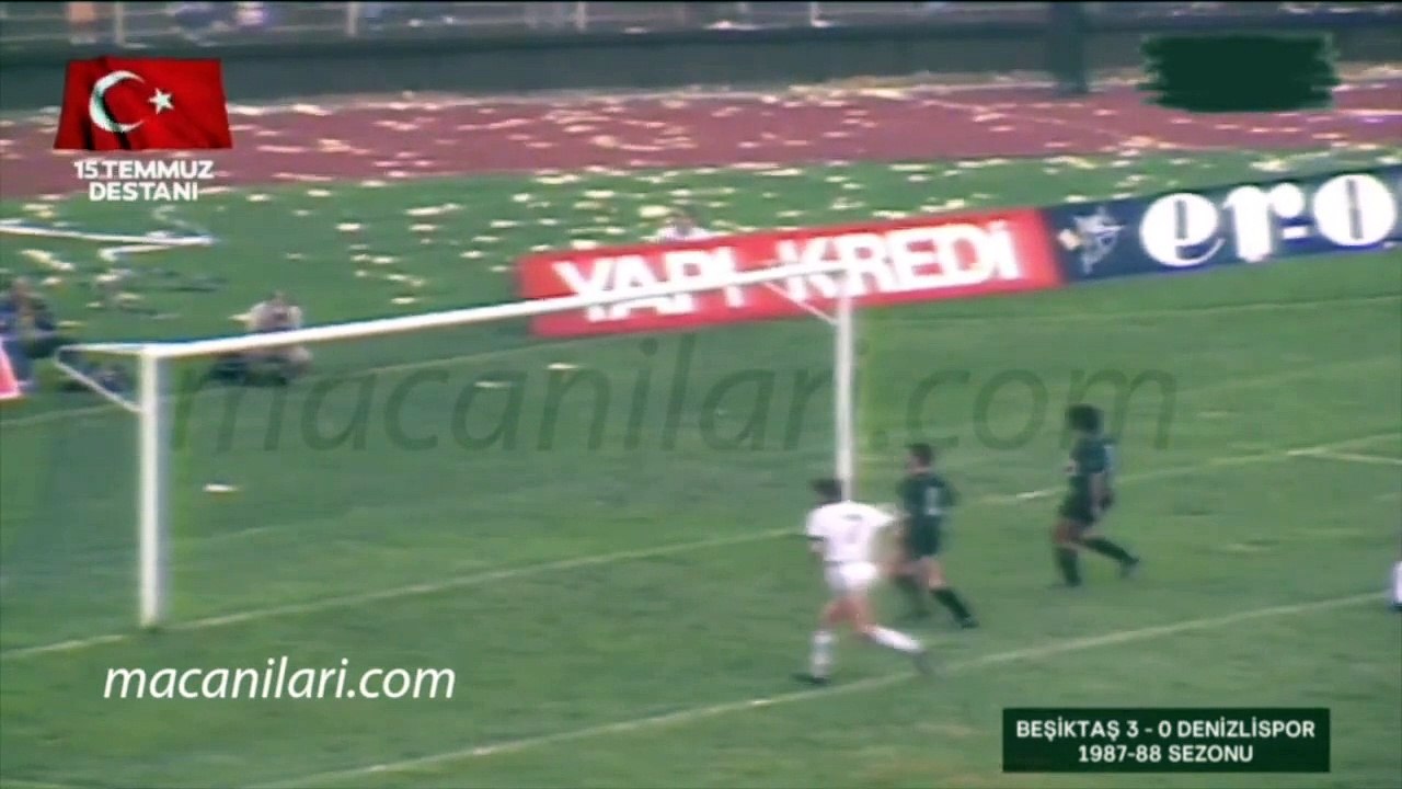Beşiktaş 3-0 Denizlispor [HD] 16.08.1987 - 1987-1988 Turkish 1st League Matchday 1