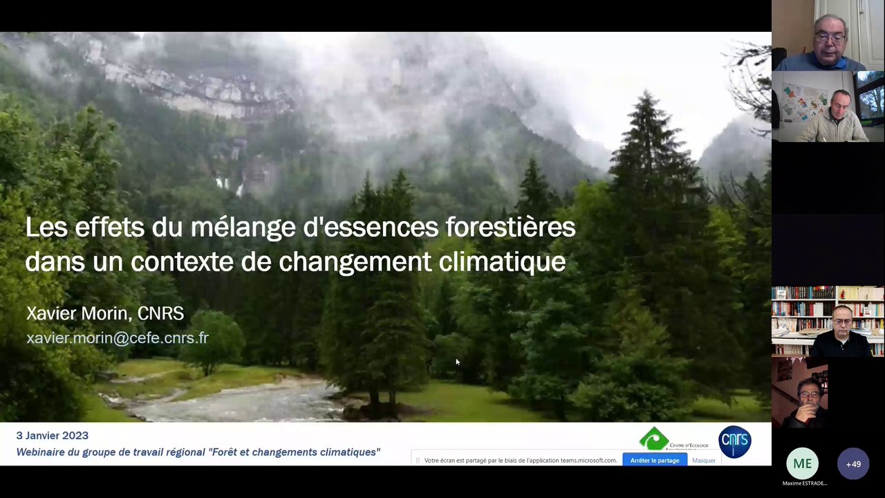 Webinaire #17 forêt et changements climatiques