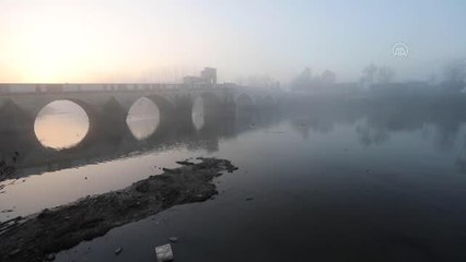 Gala Gölü'nde kışlayacak göçmen kuşlar Meriç ve Tunca nehrinde mola veriyor
