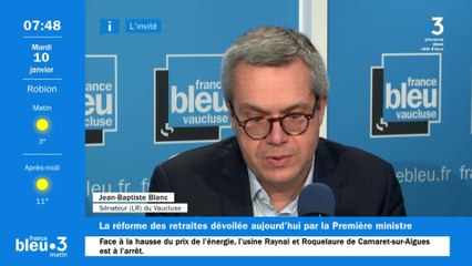 Jean-Baptiste Blanc, sénateur LR de Vaucluse