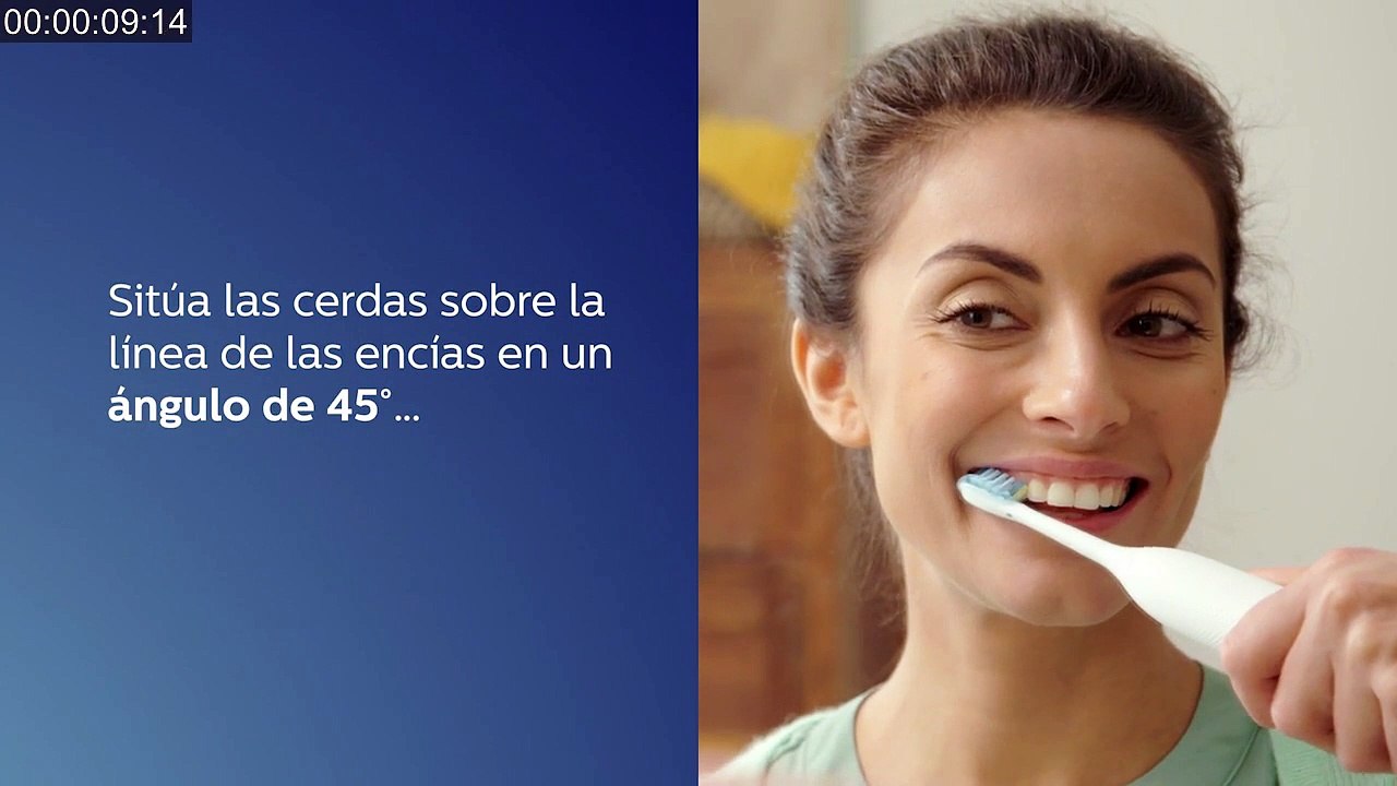 Cómo cepillarse los dientes con Philips Sonicare