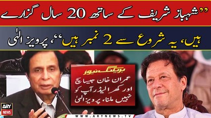 "Sharif Biradaraan shuru say he chor hain", Chaudhry Pervaiz Elahi