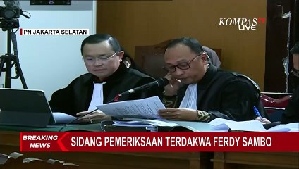 Sambo Sebut Respon Kuat Ma'ruf Menangis Ketika Diminta Ceritakan Kejadian yang Sebenarnya