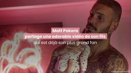 Matt Pokora partage une adorable vidéo de son fils qui est déjà son plus grand fan