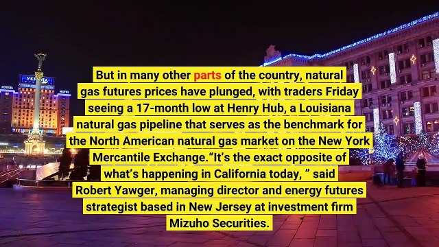 For subscribers If natural gas prices across the country are dropping why