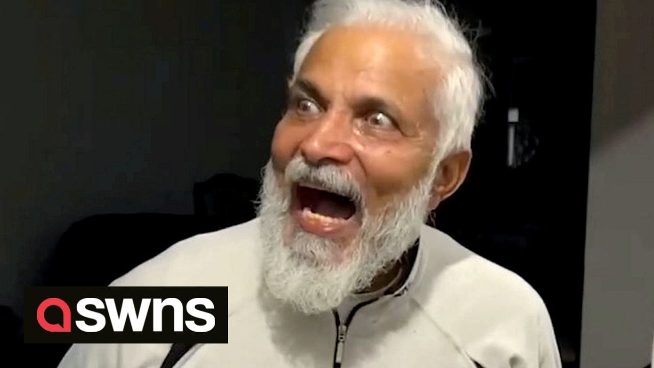 Heartwarming moment grandparents reunited with grandkids after three years due to Covid restrictions