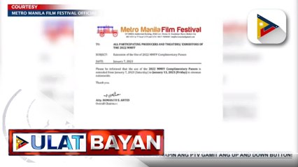 Metro Manila Summer Film Festival, planong idaos ng MMDA sa Abril