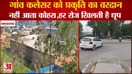 Haryana Weather:Fog Does Not Come In Kalesar Village Of Yamunanagar|कलेसर गांव में नहीं आता कोहरा