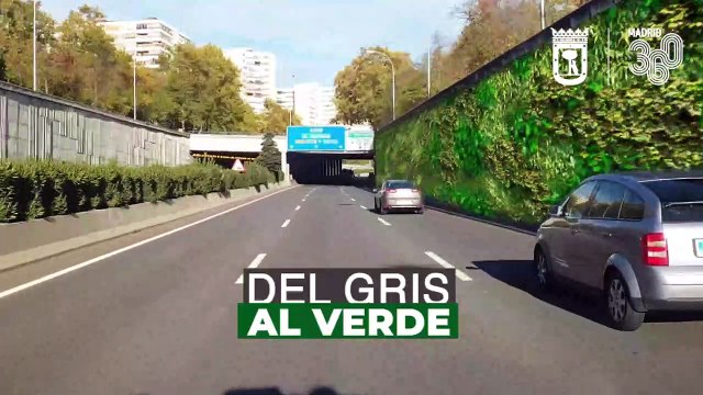 El nuevo proyecto de jardines verticales para la M-30 presentados por el Ayuntamiento de Madrid.