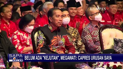 Descargar video: Belum Ada Kejutan Soal Capres, Megawati: Capres Itu Urusan Gue!