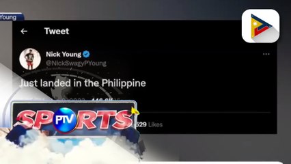 Nick Young, nakarating na sa Pilipinas