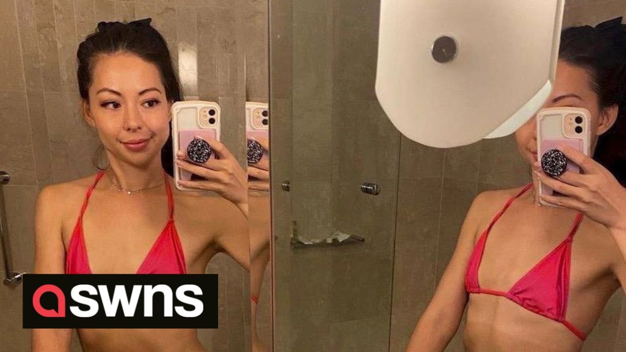 "Flat chested" woman desperate for a boob job since the age of 15 has finally embraced her "no-cup" chest