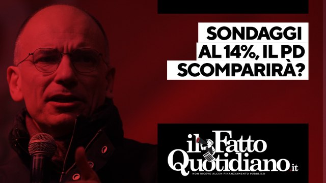 Sondaggi al 14%, il Pd scomparirà? Segui la diretta con Peter Gomez