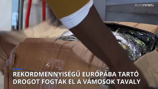 Rekormennyiségű drogot foglaltak le belga és holland vámosok tavaly
