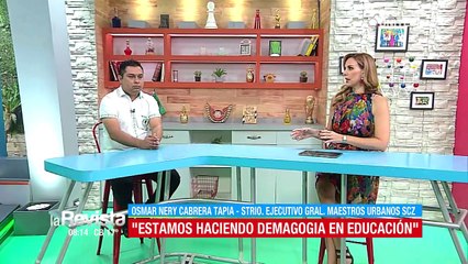 Incorporar nuevos contenidos y no hablar de la carga horaria es hacer demagogia en educación, dice dirigente de maestros