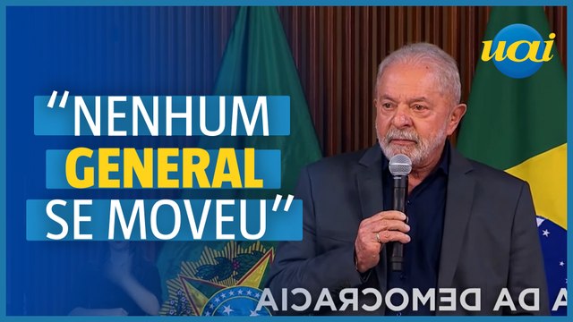 Lula critica elo entre atos golpistas e QG do Exército