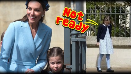 Kate Middleton admits she struggles to get Charlotte ready to go out
